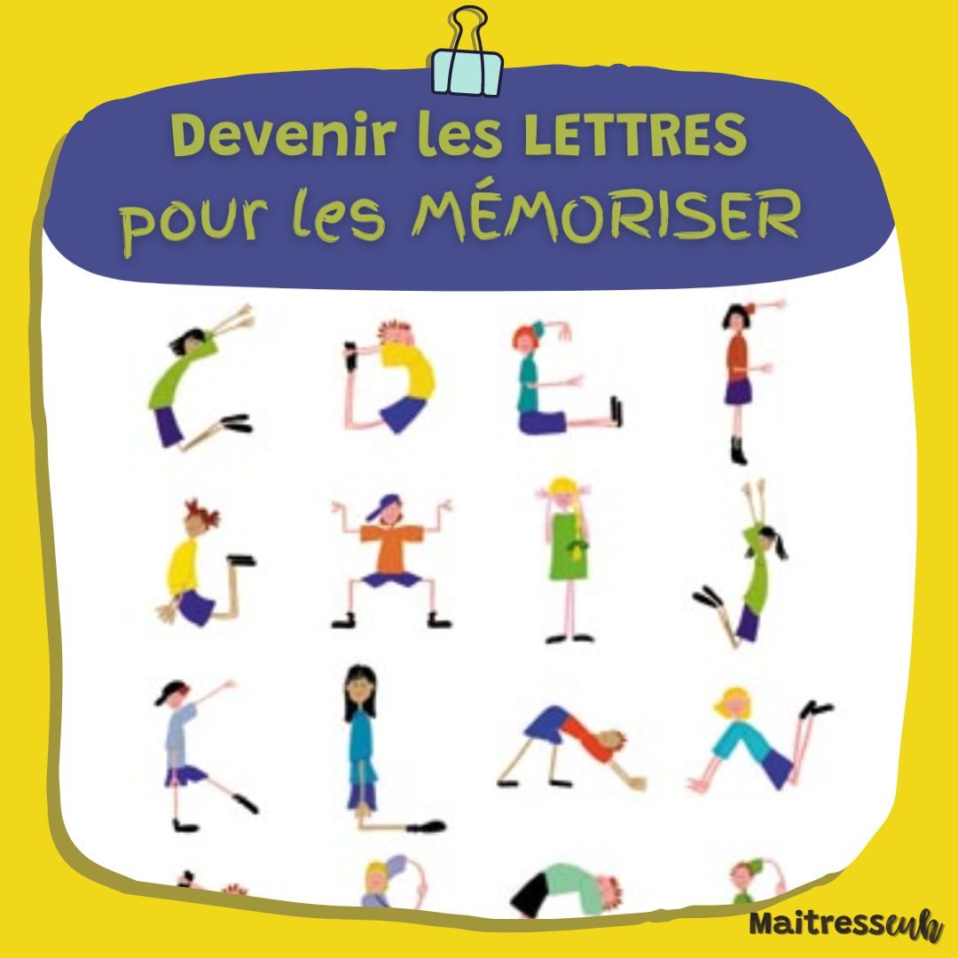 Aider les élèves à mémoriser la forme des lettres avec leur corps