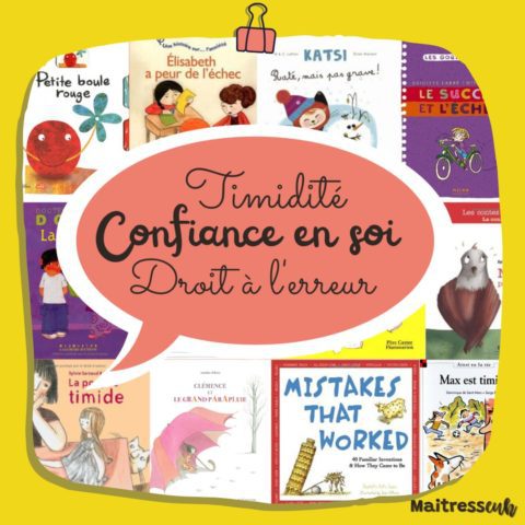 16 livres sur la confiance en soi, le droit à l’erreur, la timidité ...