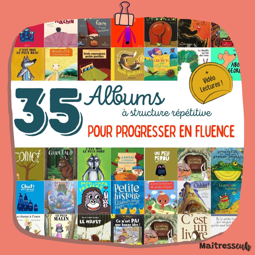 Améliorer la fluence avec des albums à structure répétitive